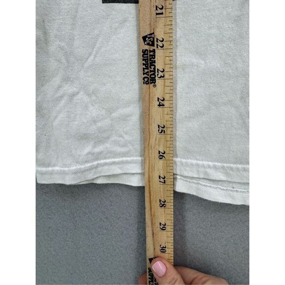 Liquid Blue Mens White Jimi Hendrix Pop Art Graphic Print T-Shirt Size Medium - Picture 6 of 7